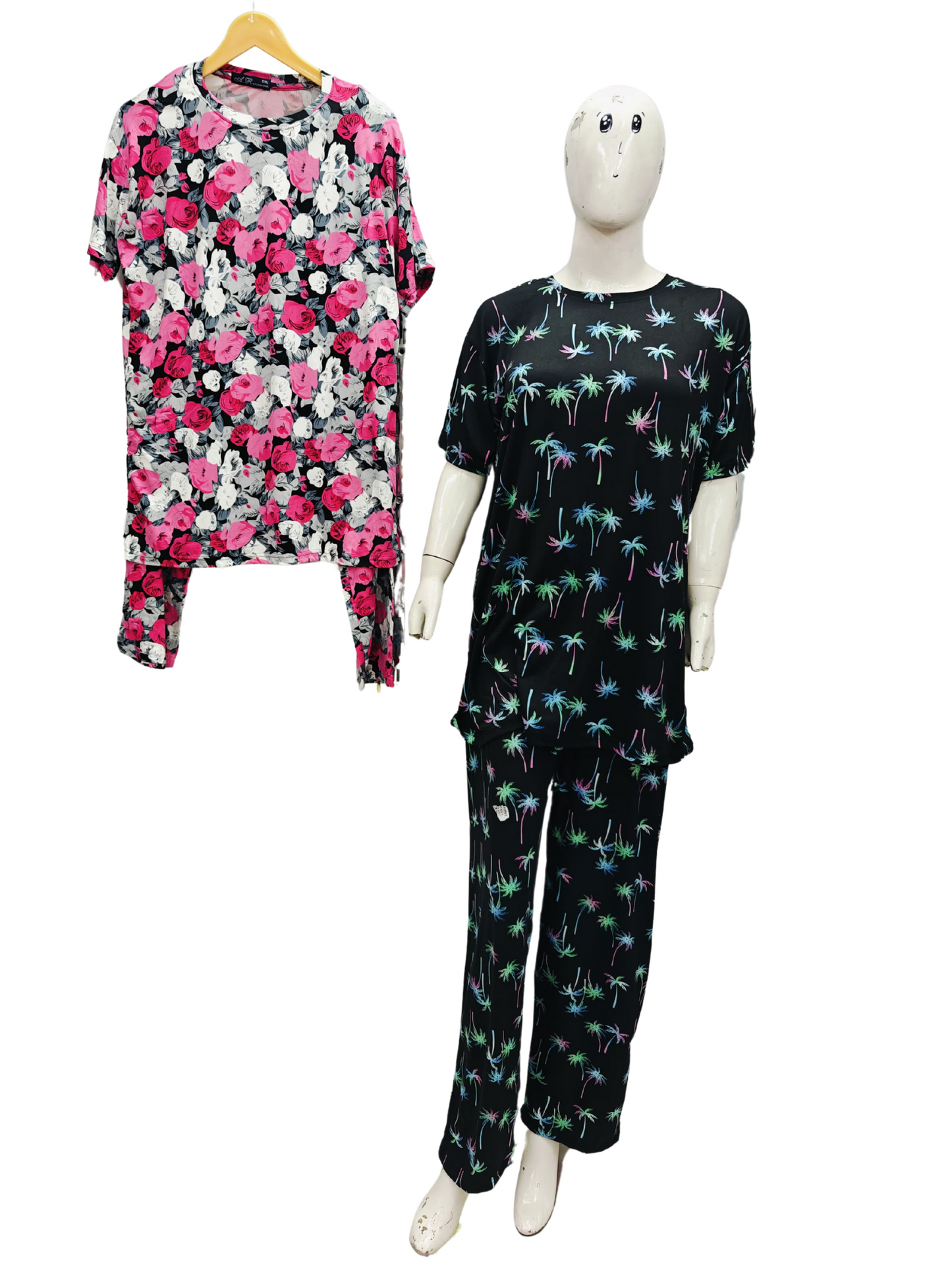 Round neck night suit
