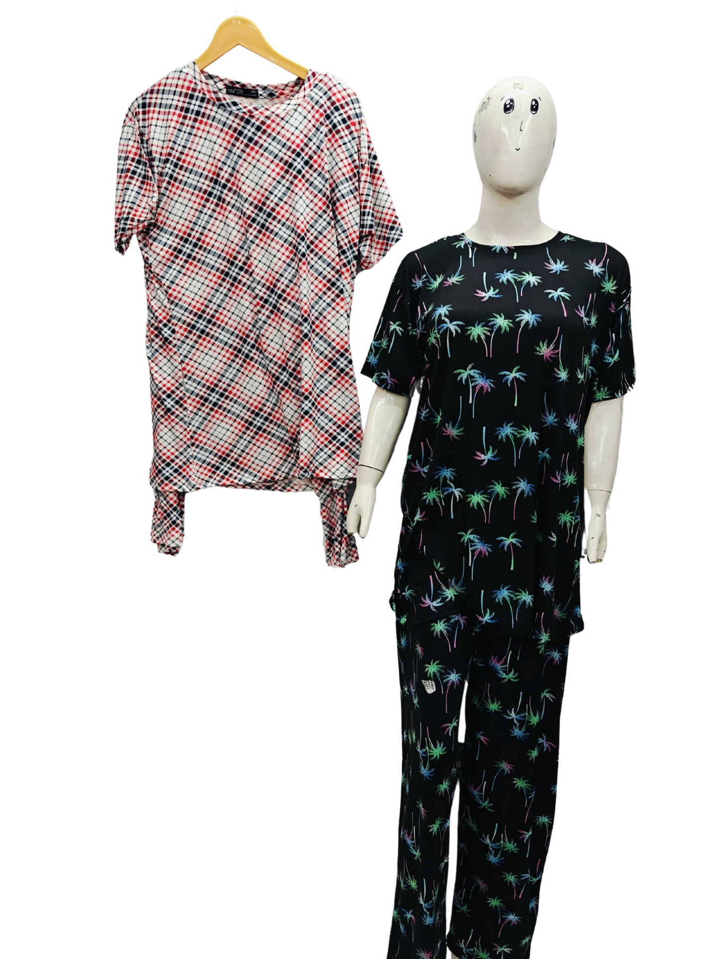 Round neck night suit