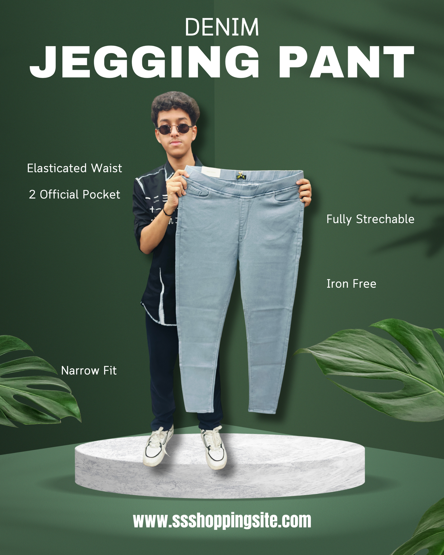 Narrow Denim Pant