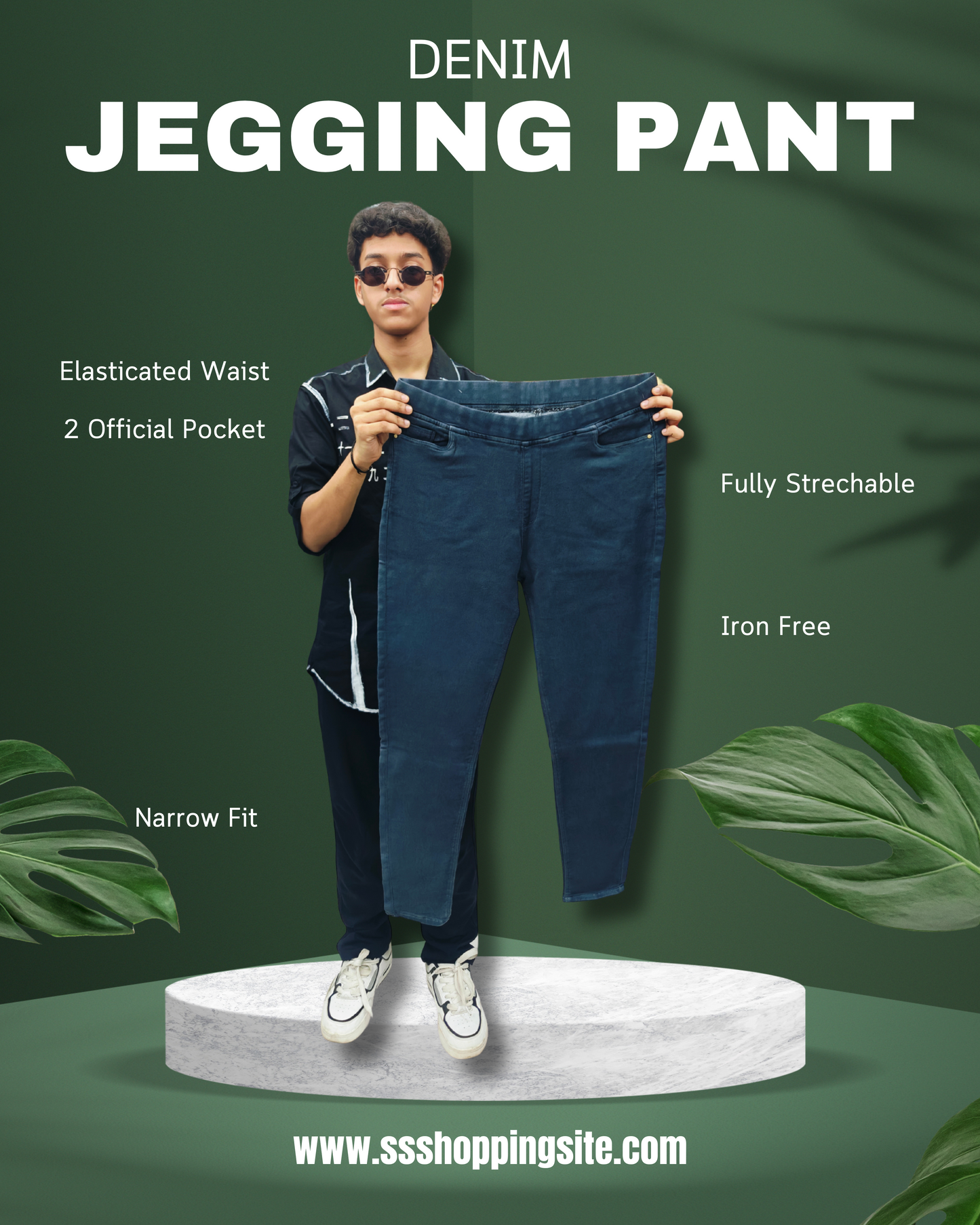 Narrow Denim Pant