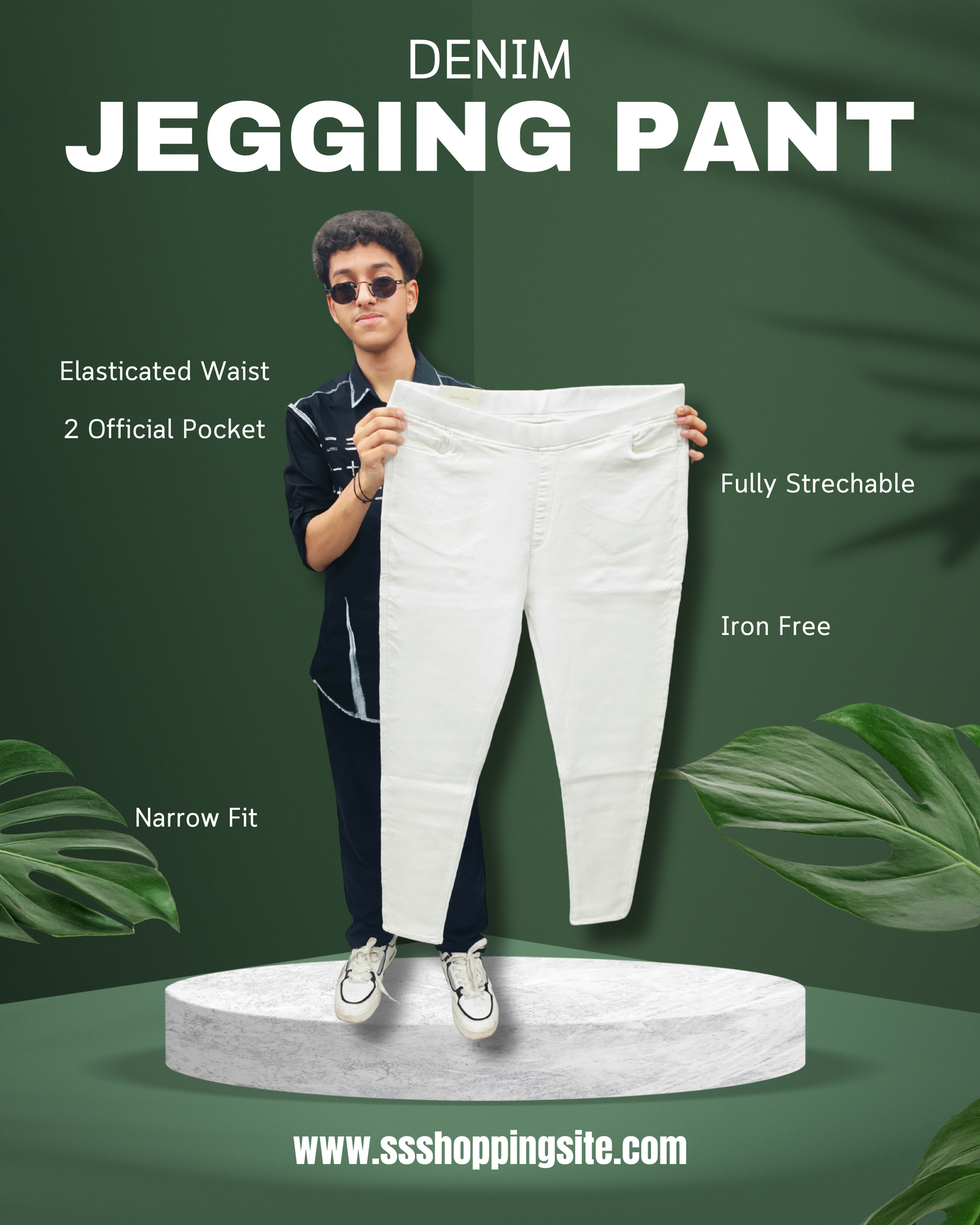 Narrow Denim Pant