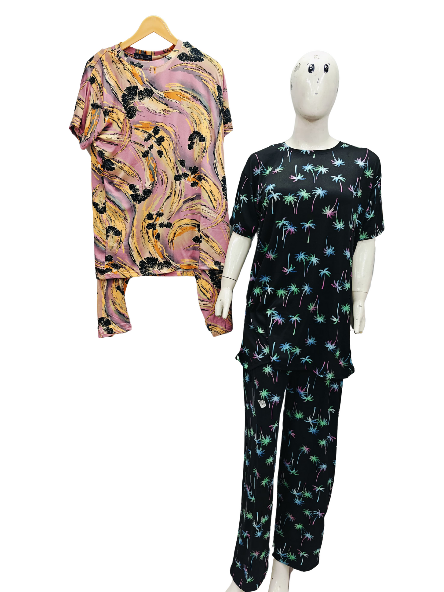 Round neck night suit