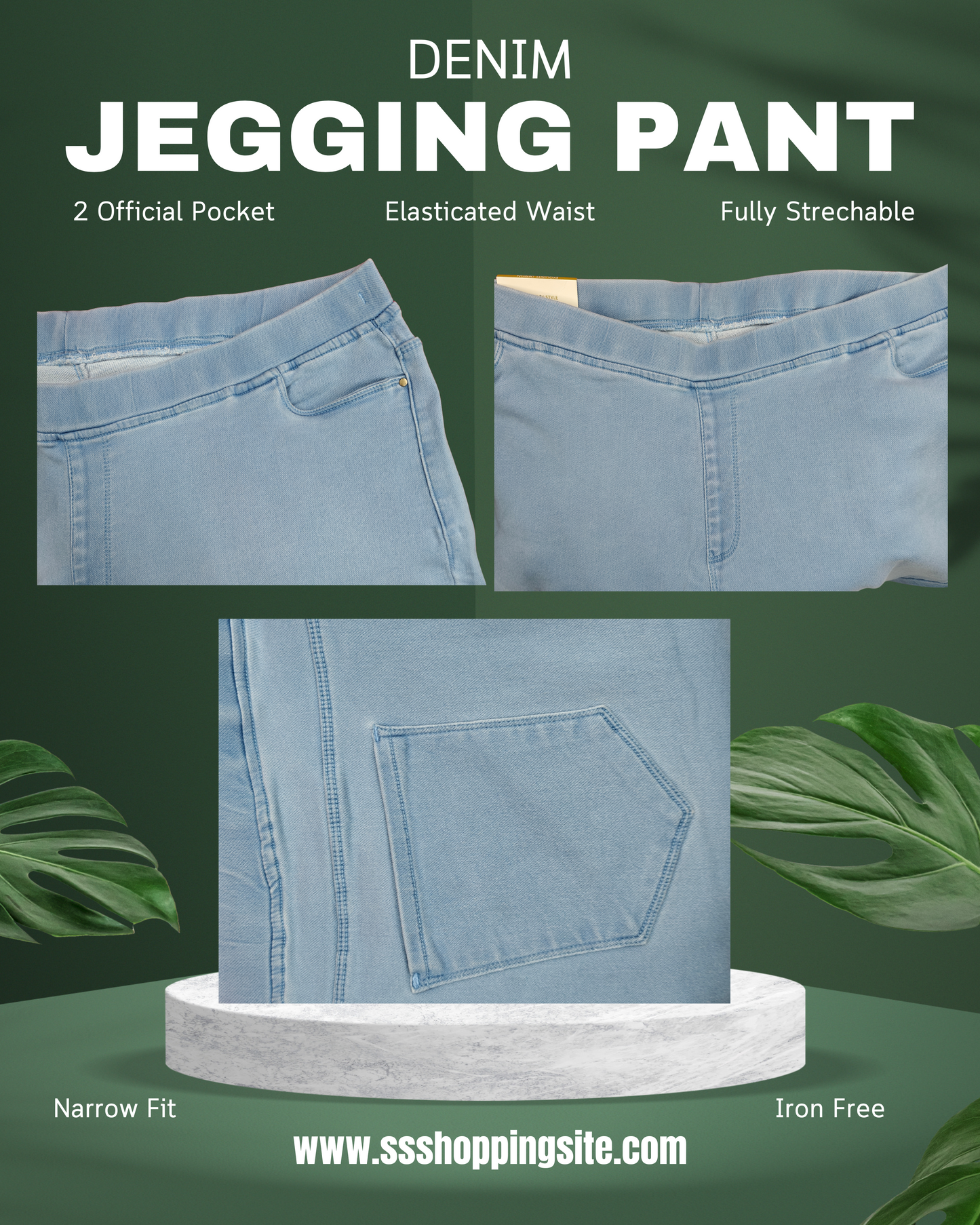 Narrow Denim Pant