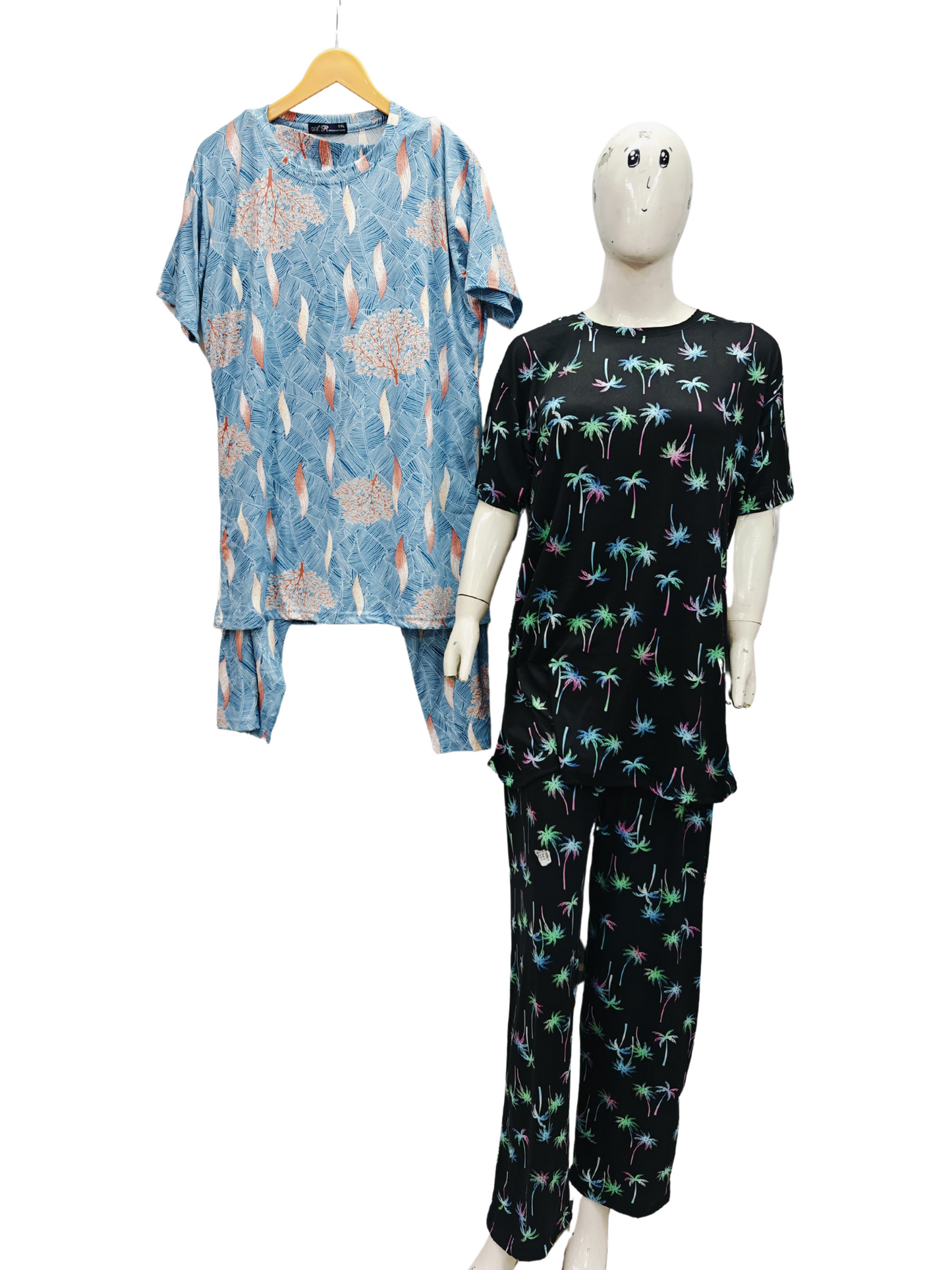 Round neck night suit