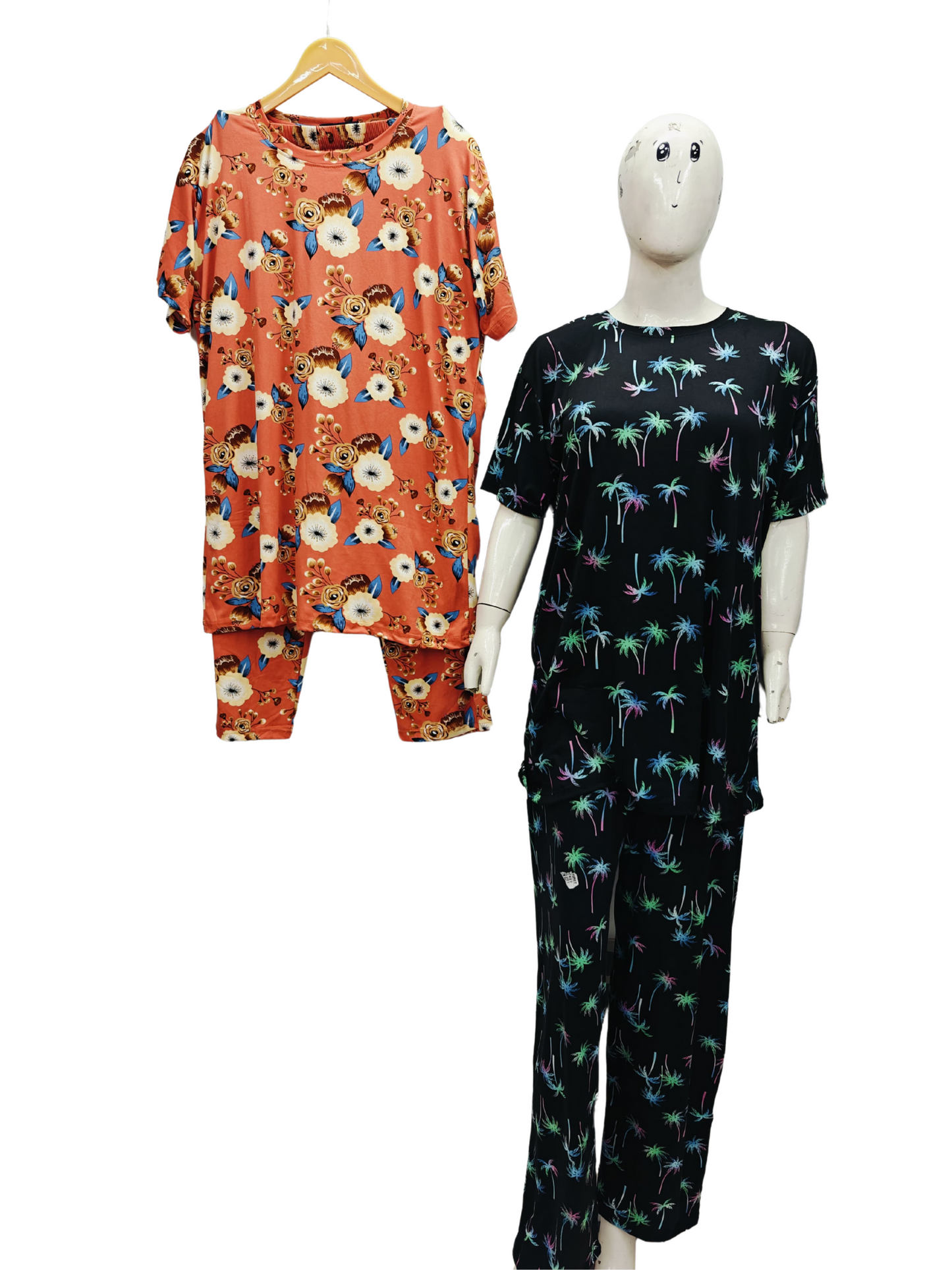Round neck night suit