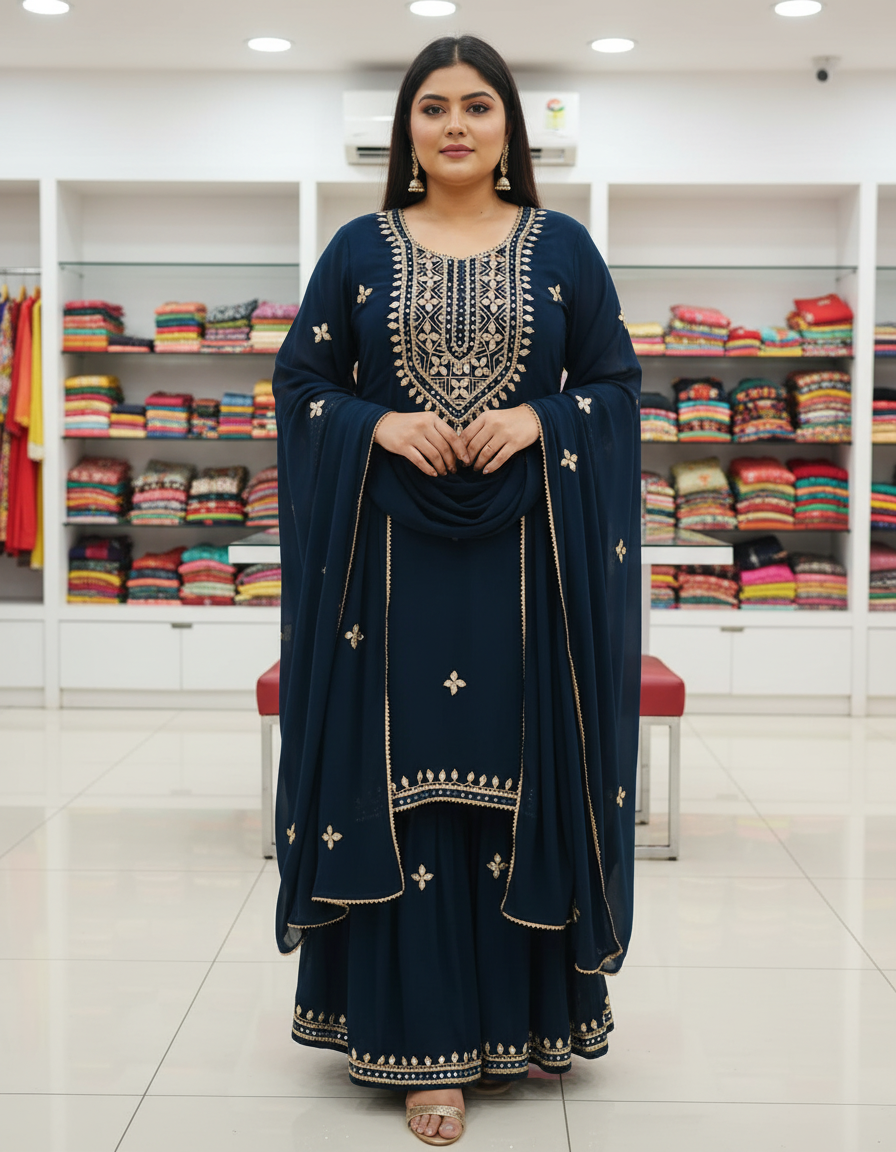 Partywear Sharara Suit