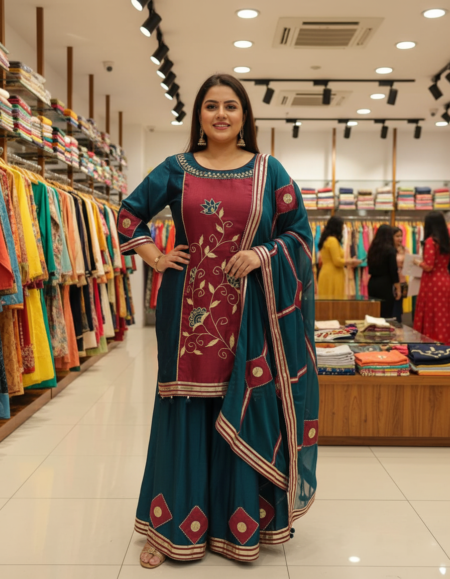 Partywear Sharara Suit