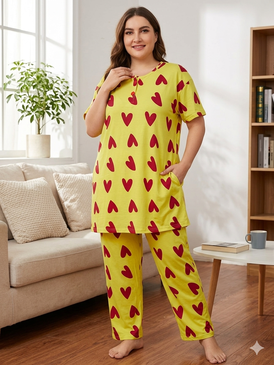Heritage comfrot matching kurti set