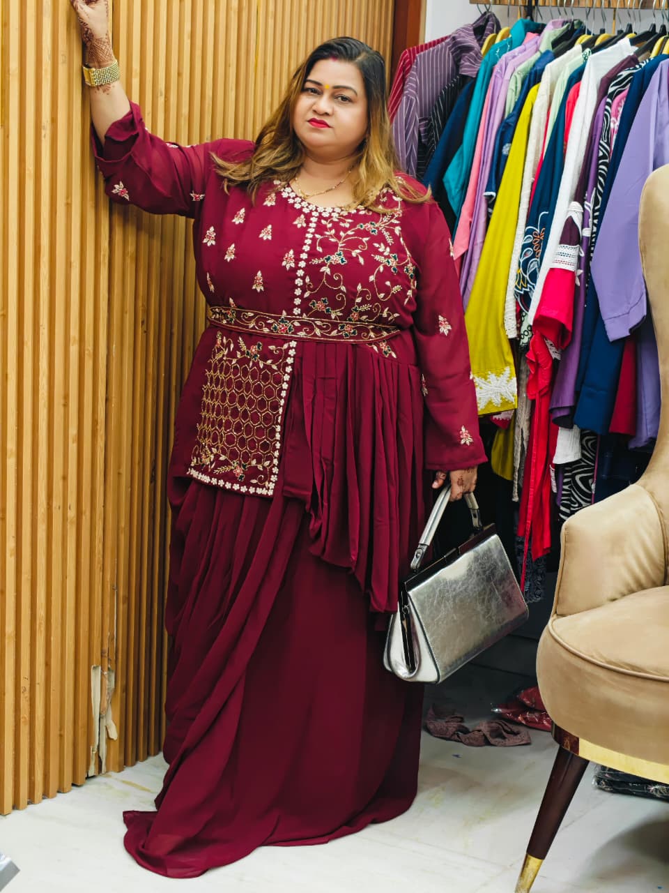 Indo Western gown@2
