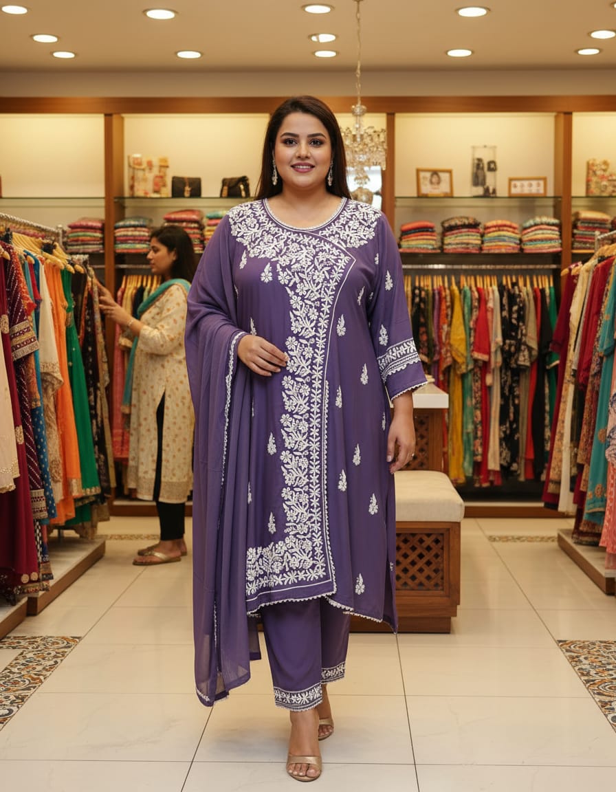 Office Wear Angrakhha Suit