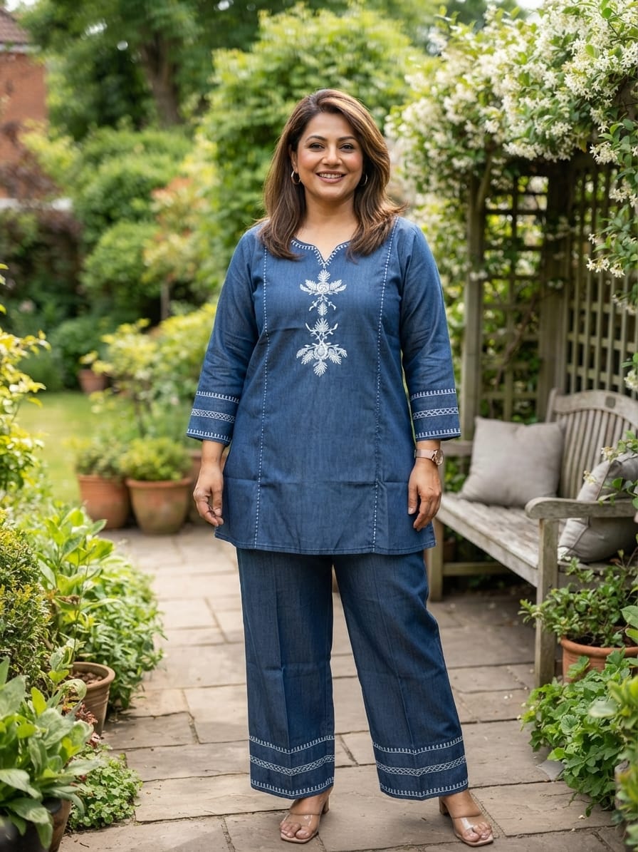 DENIM CORDSET