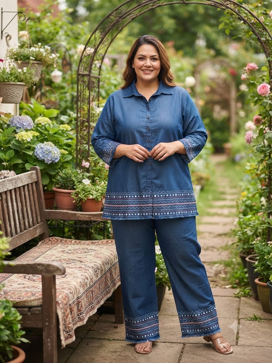 DENIM CORDSET