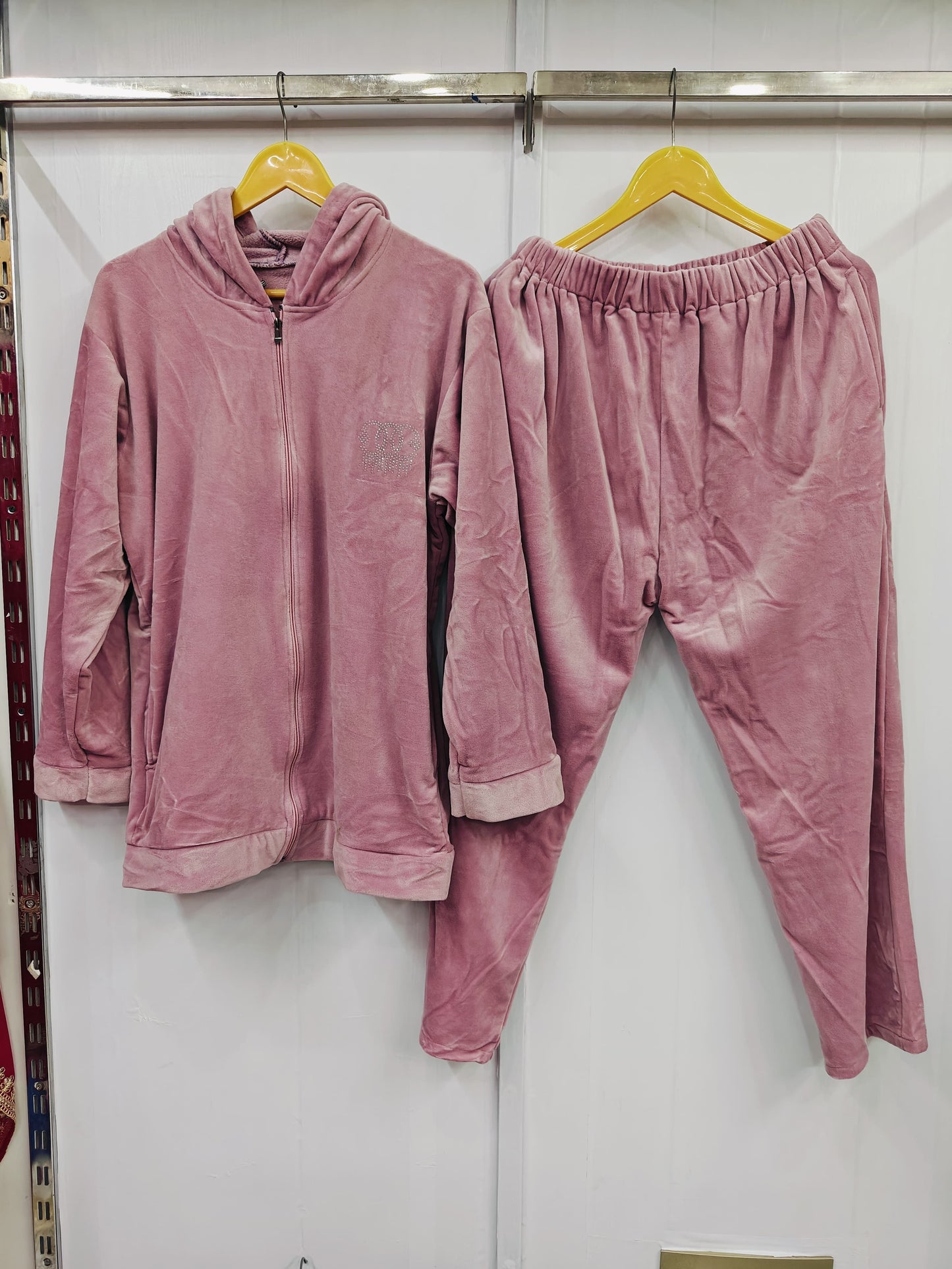 VELVET TRACK SUIT
