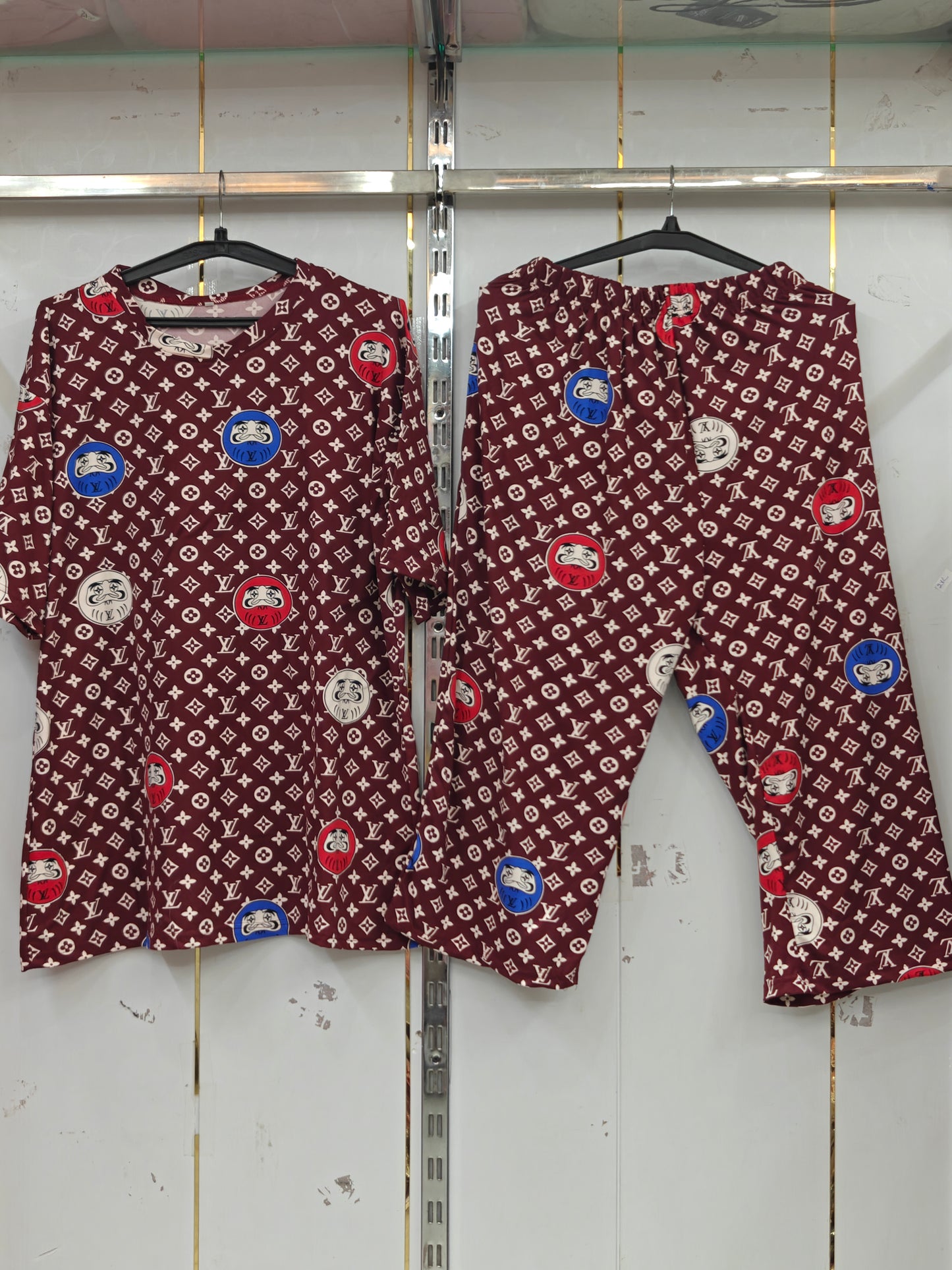 Weekend ease cropped lounge set