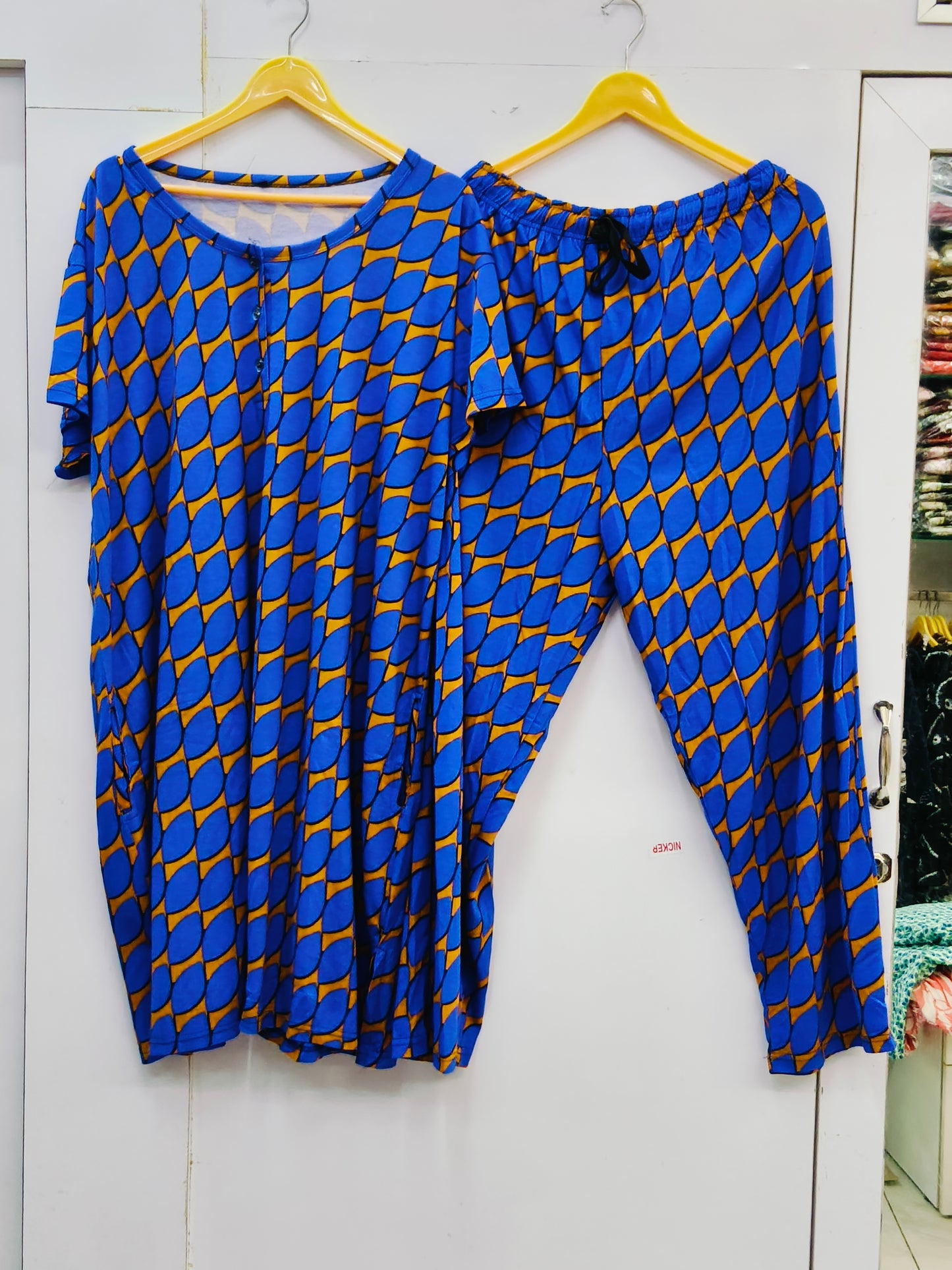 Heritage comfrot matching kurti set