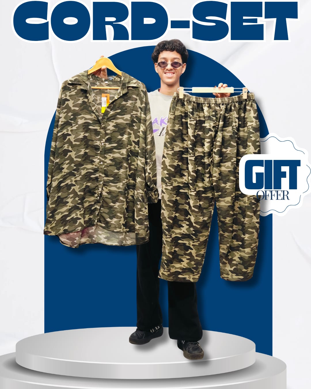 CAMOUFLAGE CORDSET