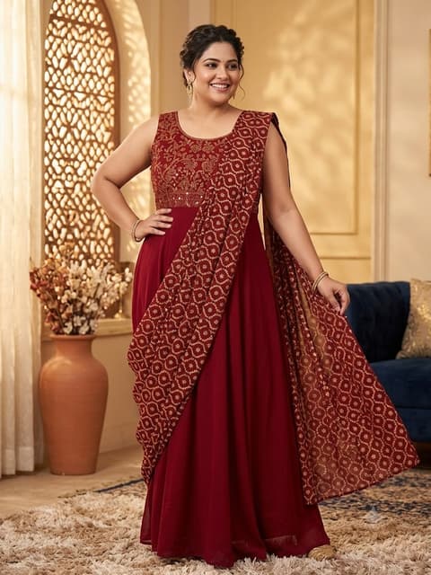INDO WESTERN GOWN