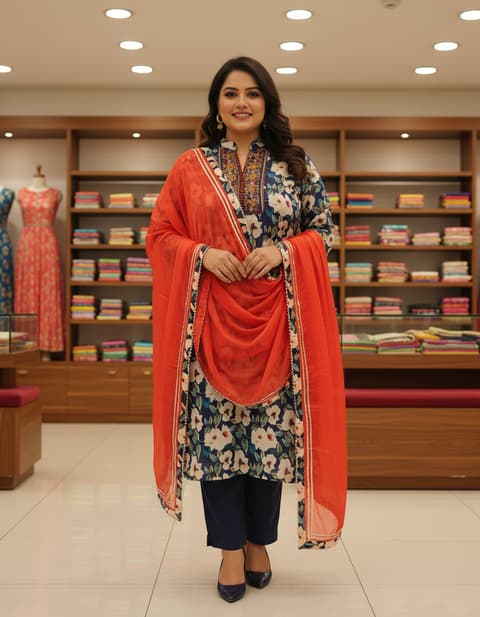 Printed Suit 115