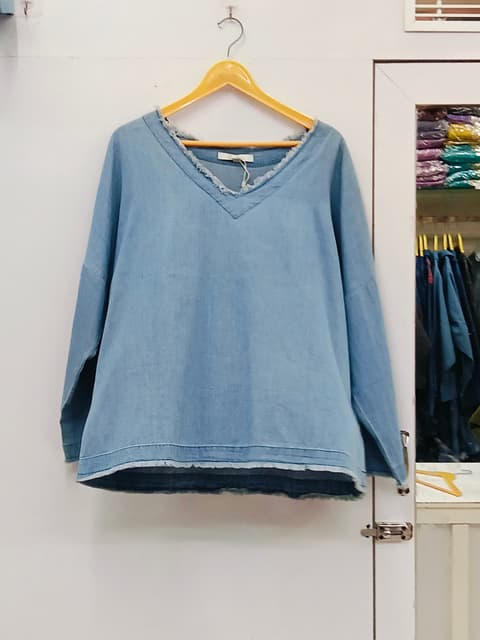 Denim top