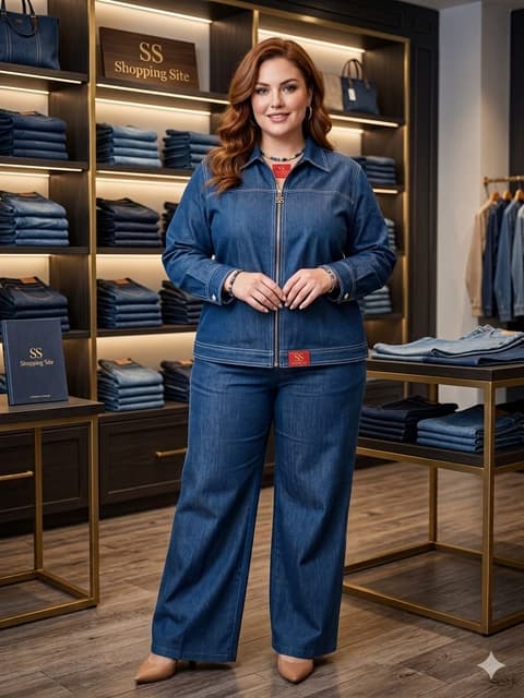 DENIM CORDSET