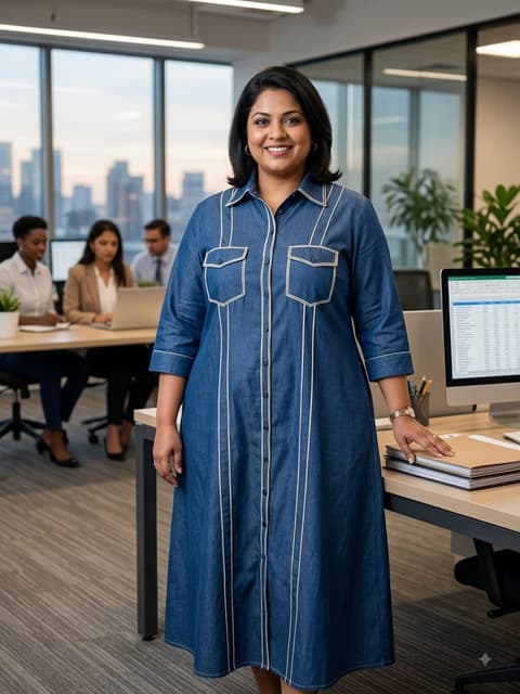 DENIM DRESS