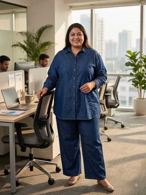 DENIM CORDSET