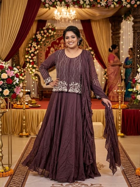 INDO WESTERN GOWN