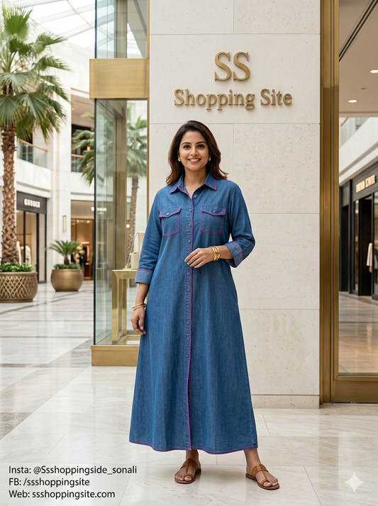DENIM DRESS
