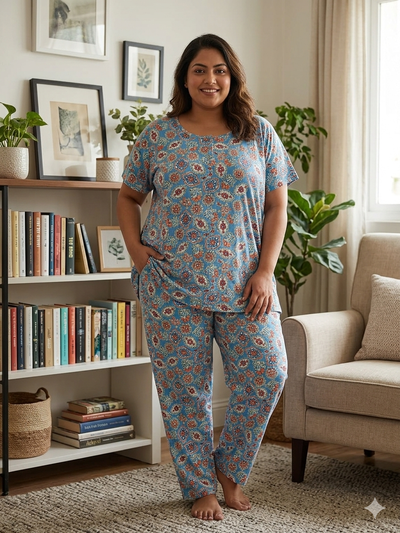 Heritage comfrot matching kurti set