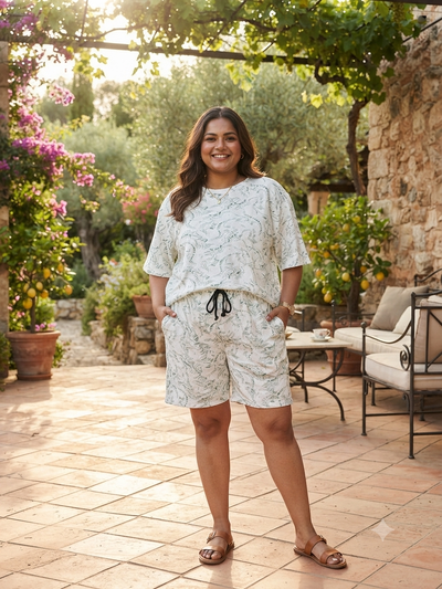 Short story cozy lounge Set or breeze summer shorts set