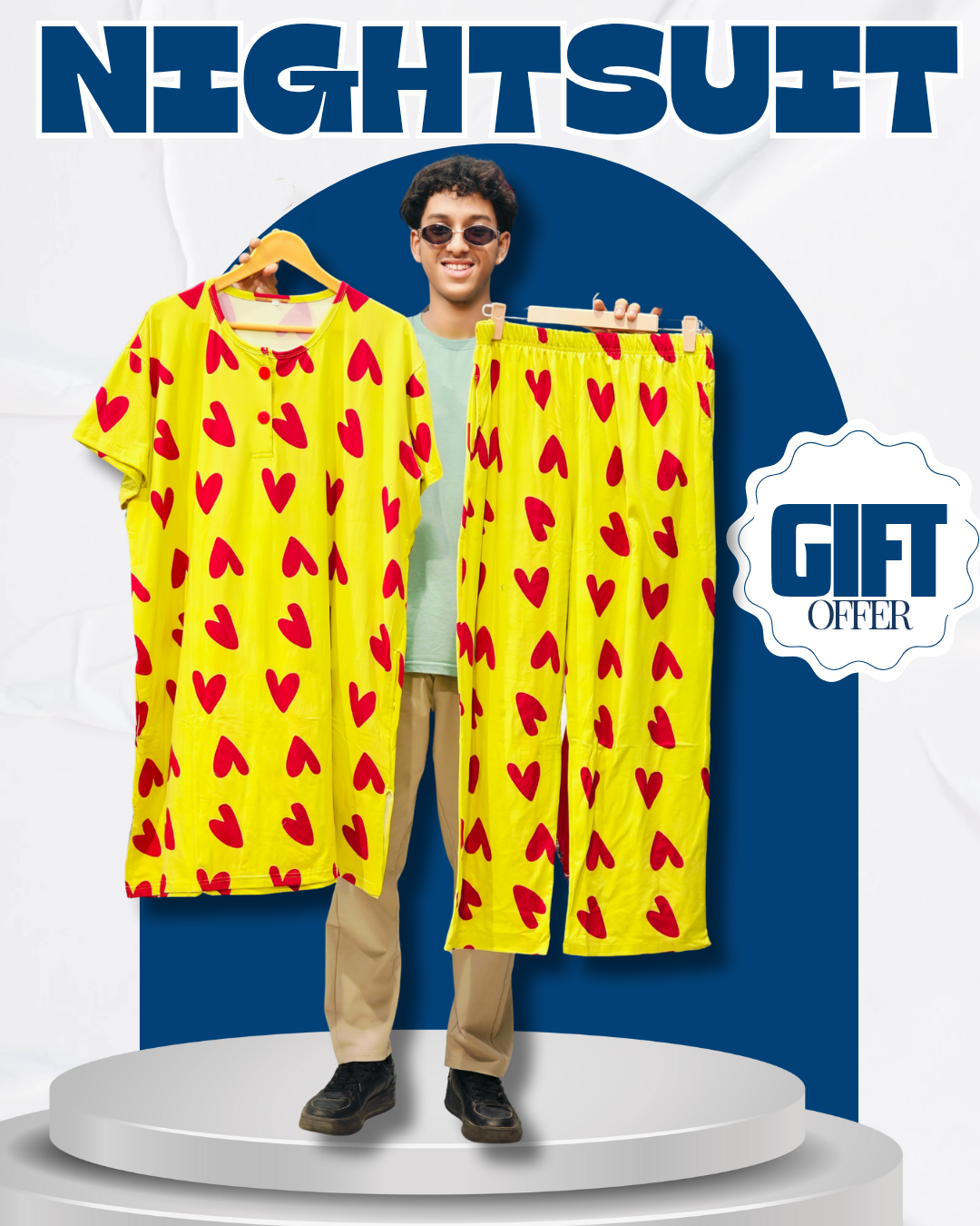 HEARTSHAPE LONG POLO SET