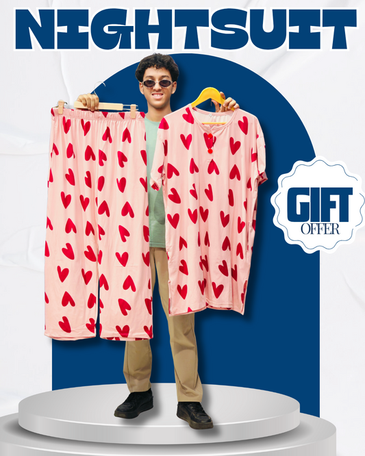 HEARTSHAPE LONG POLO SET