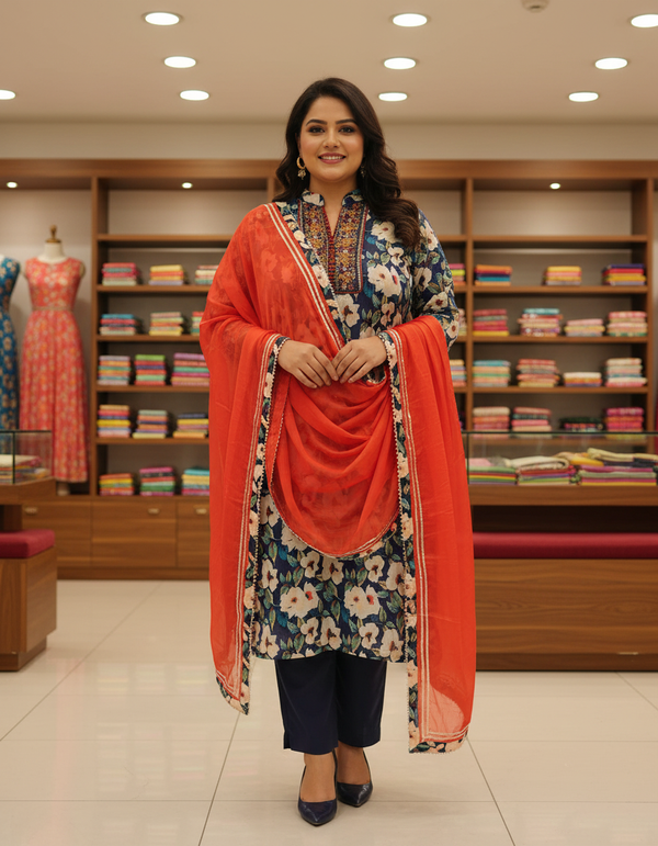 Printed Suit 115