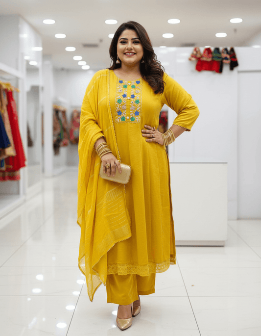 Anarkali Handwork Suit