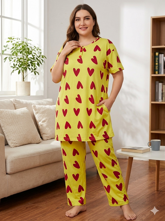 Heritage comfrot matching kurti set