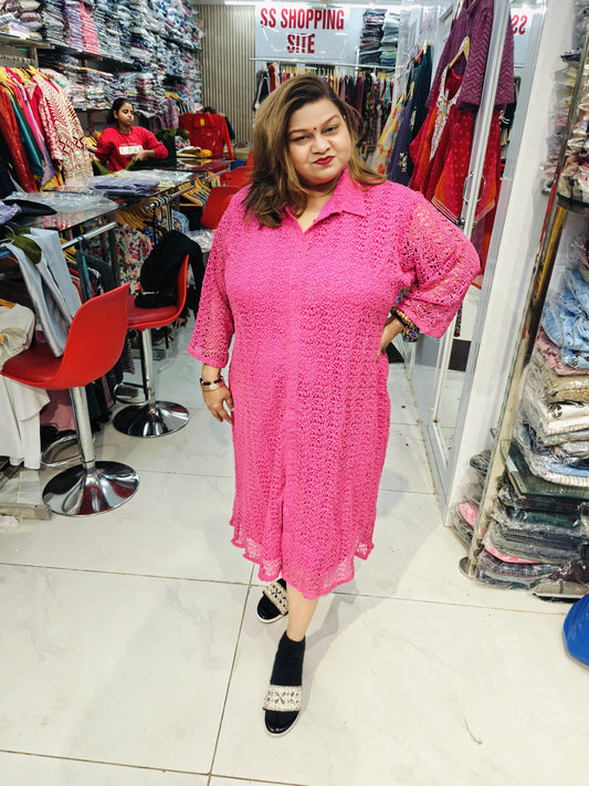 Schiffli Dress