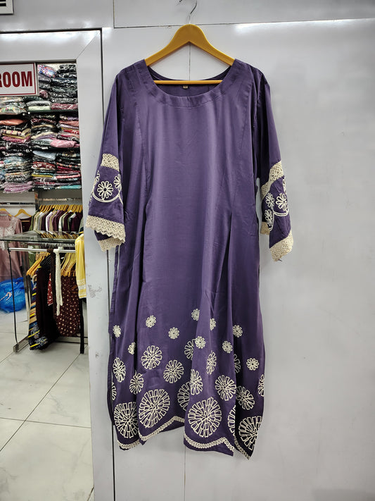 Embroidery Floral Tunic