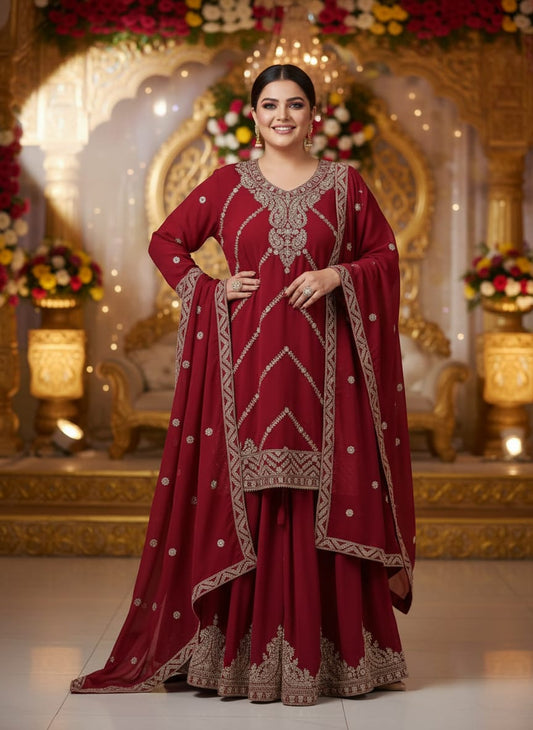 partywear lehnga suit