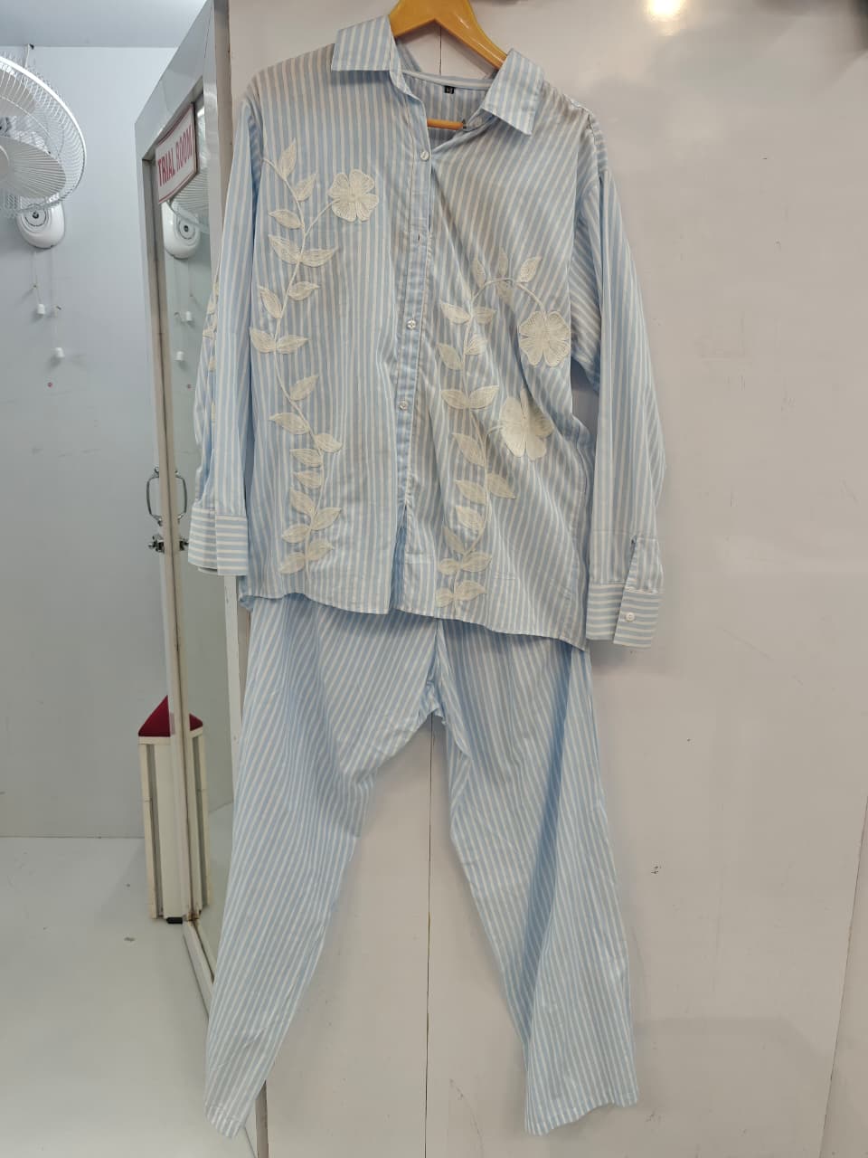 Floral Embroidery Cordset