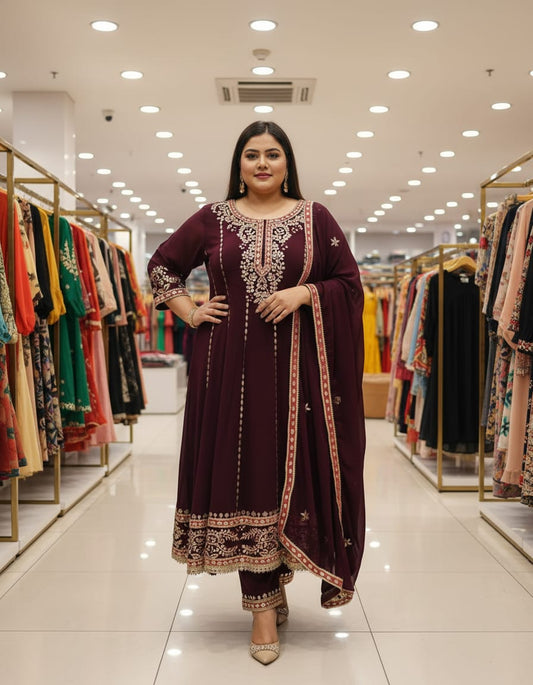 Gotapatti Anarkali Suit