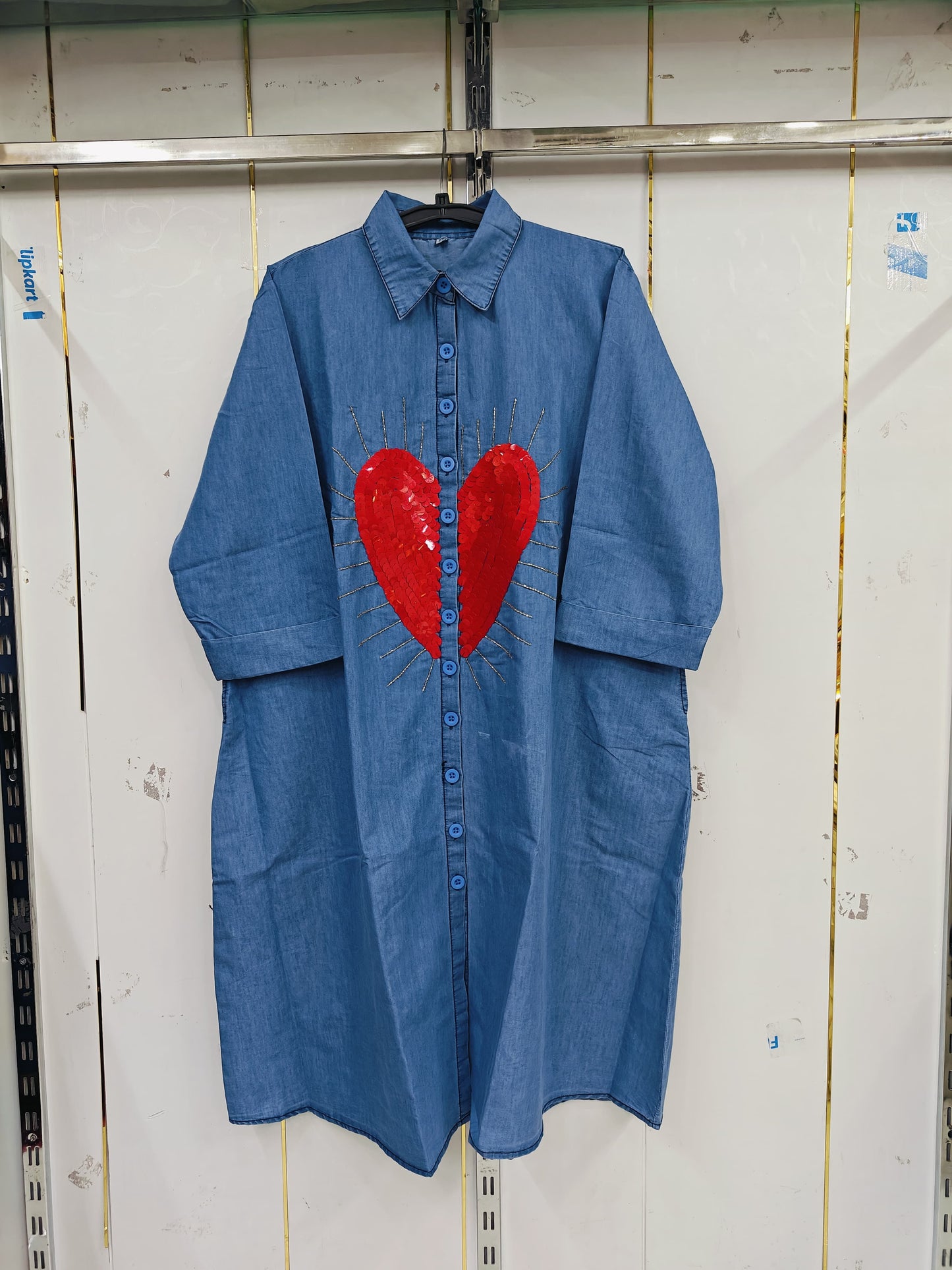 DENIM DRESS