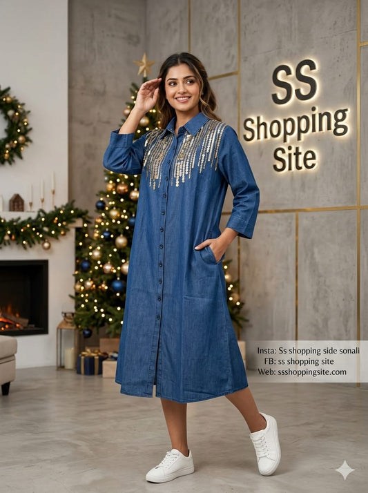 DENIM DRESS