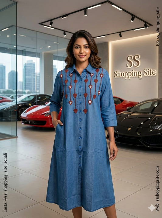 DENIM DRESS