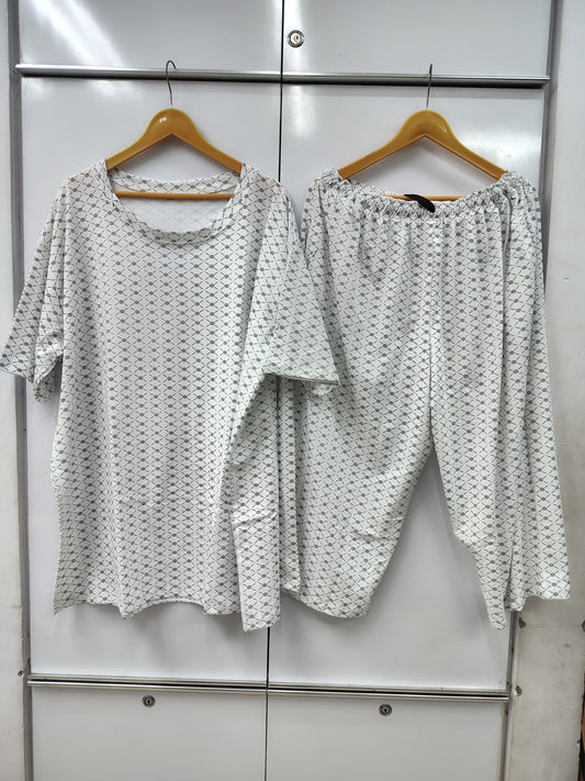Weekend ease cropped lounge set