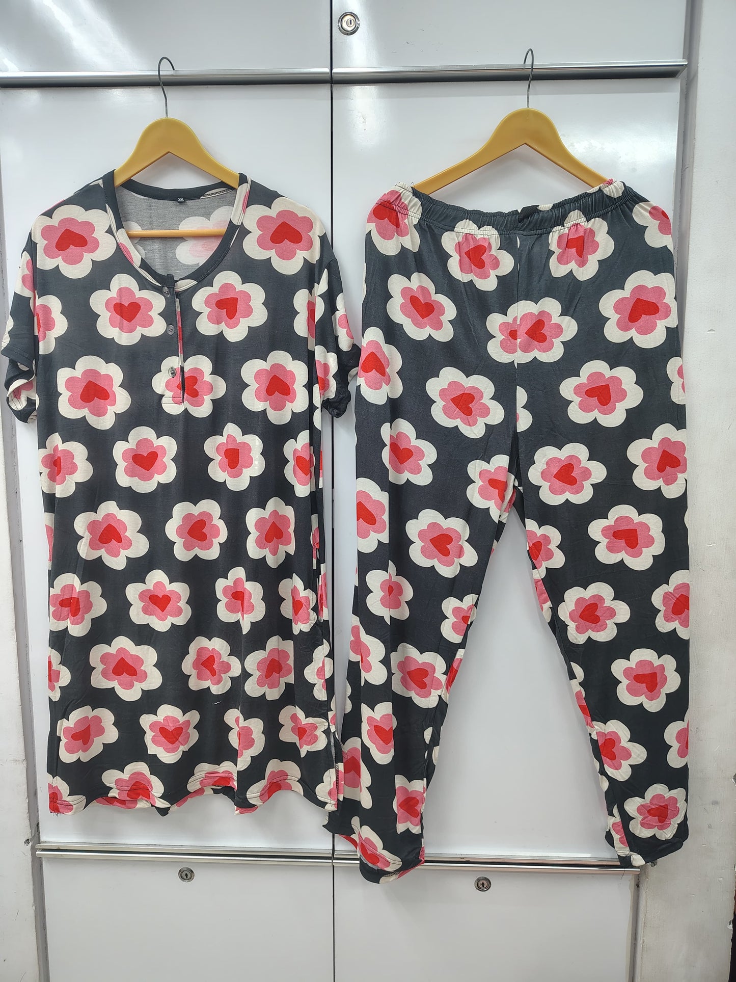 Heritage comfrot matching kurti set