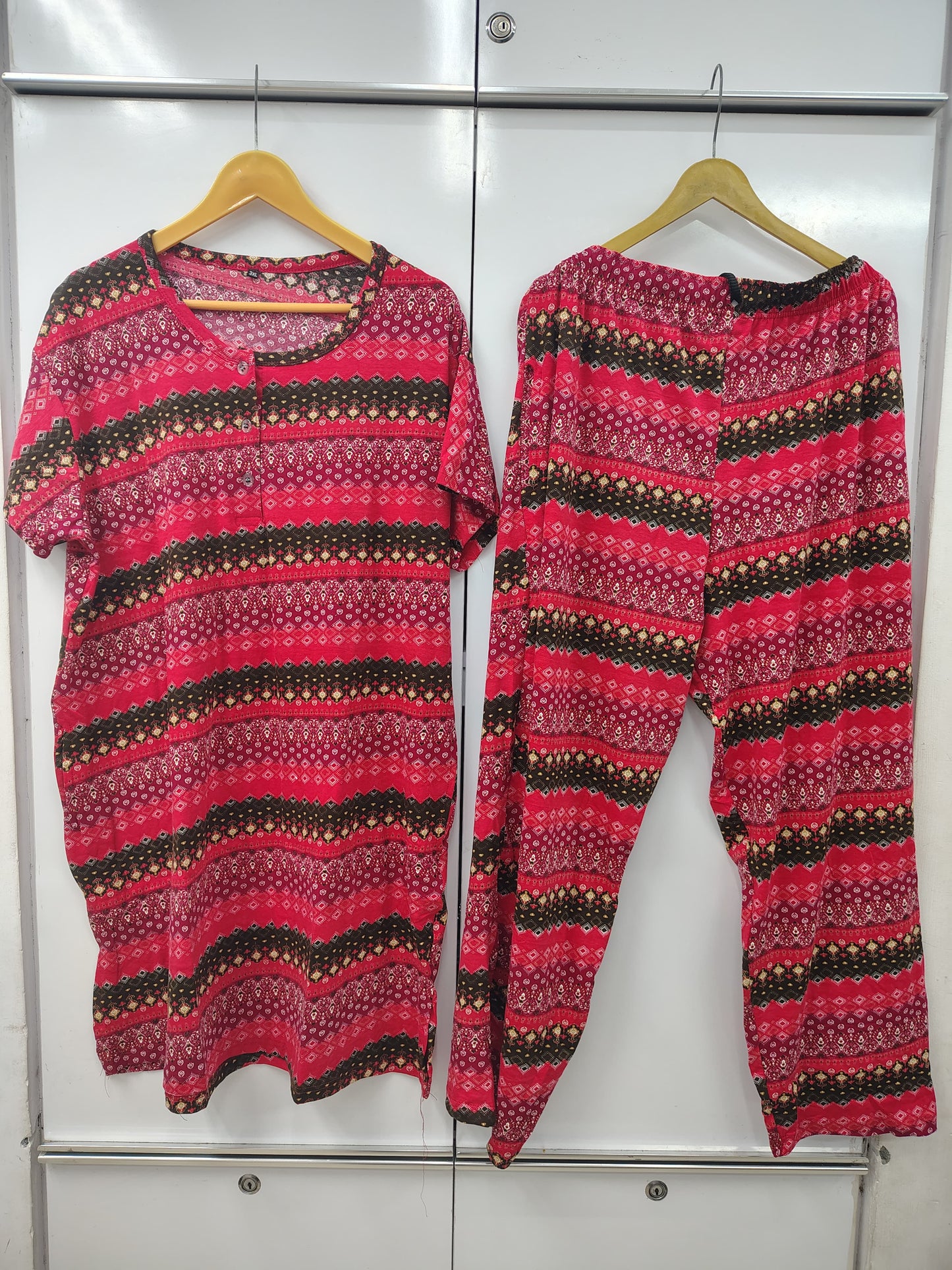 Heritage comfrot matching kurti set