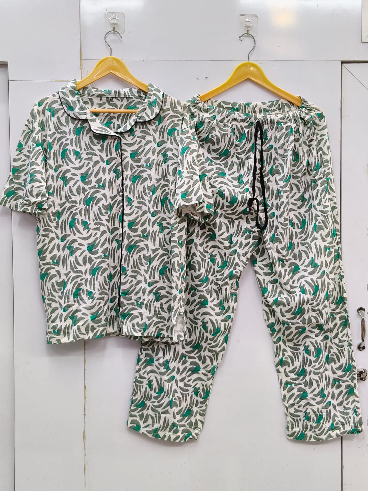 Slumber luxe tailored notched collar nightsuit