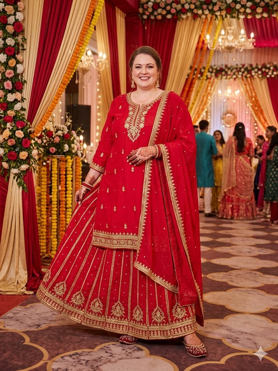Lehanga Style Suit 92