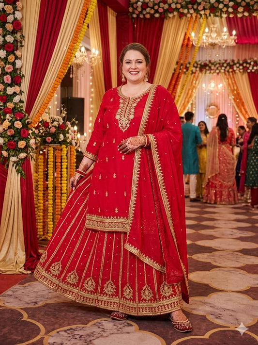 Lehanga Style Suit 92