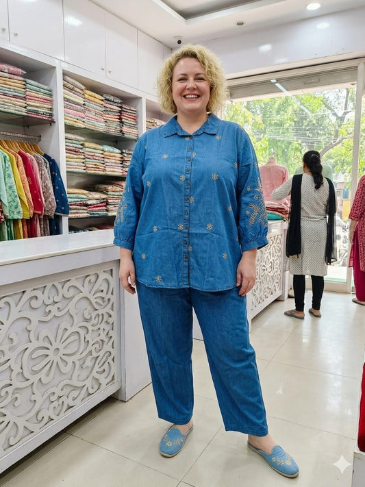 DENIM CORDSET